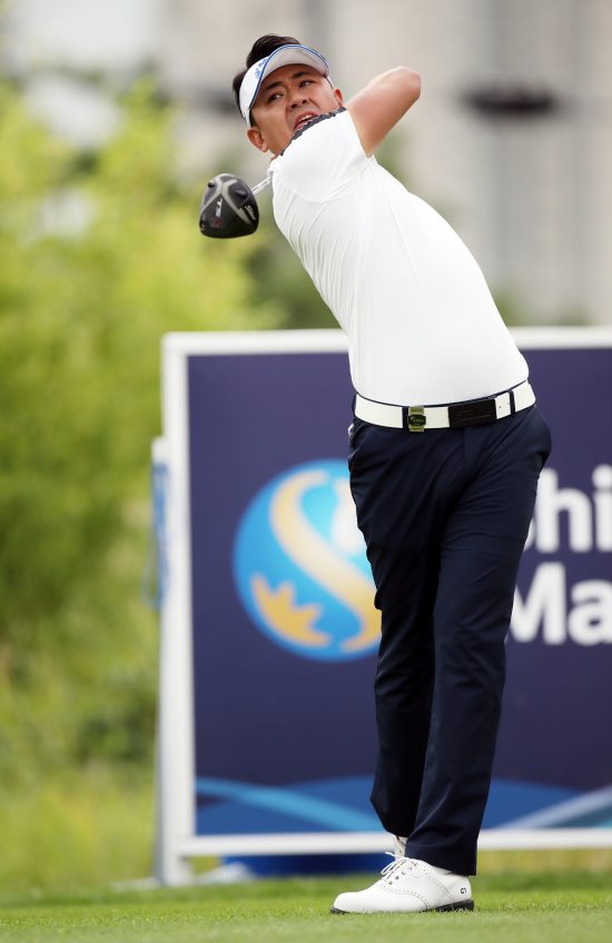 1번홀 드라이버 티샷 박상현