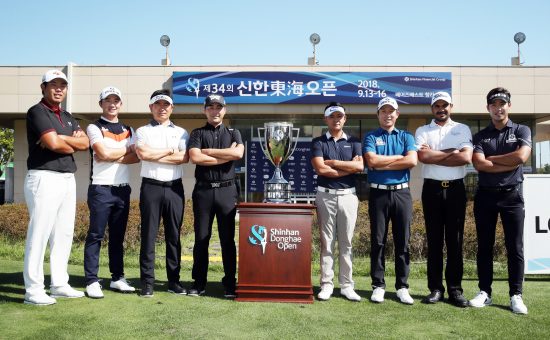 좌 안병훈 송영한 양용은 리처드리 박상현 김경태 가간지볼라 장이근 (3)